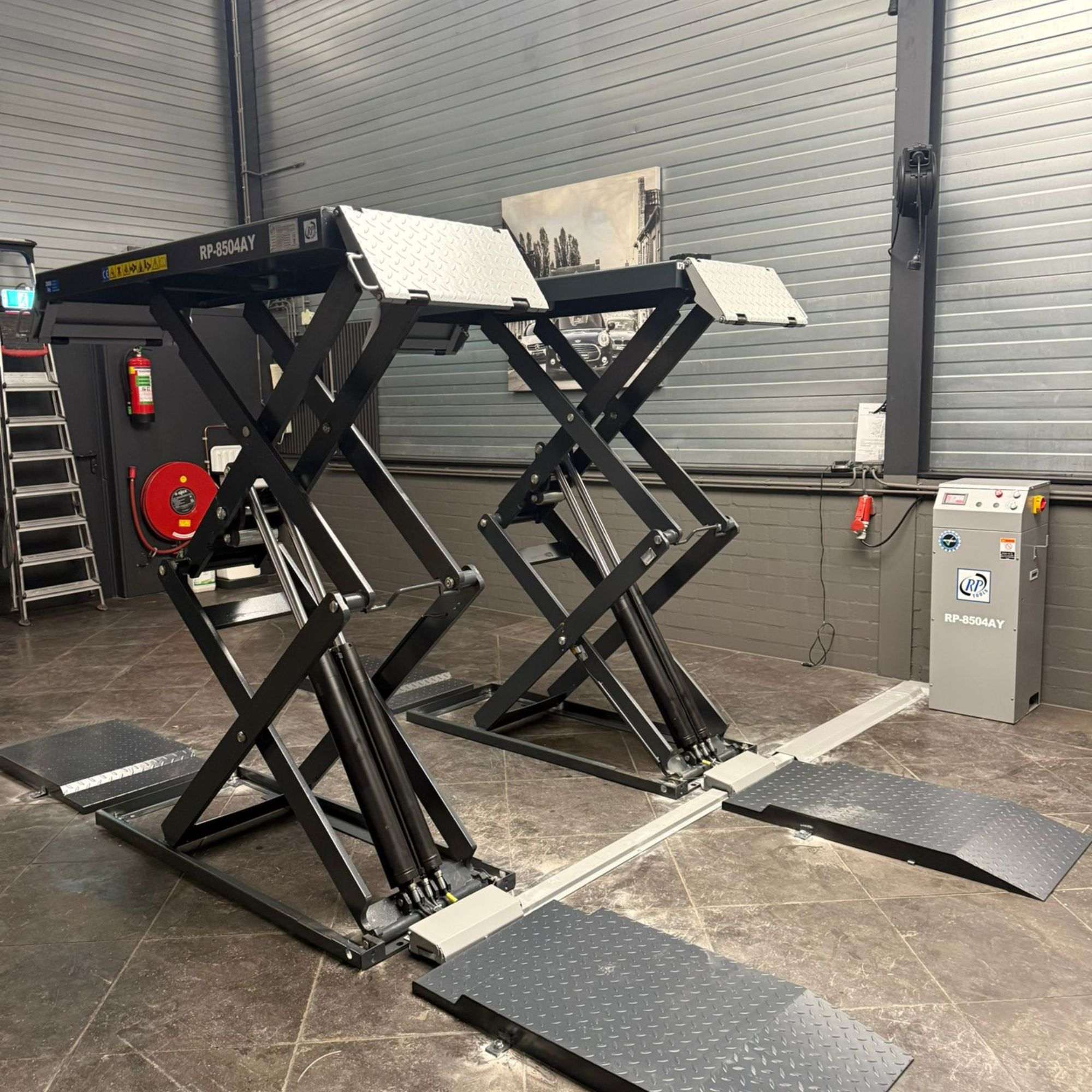 Schaarbrug Wielvrij RP-R-8504AY-ATC - Opbouw - 3T | RP-Tools (Antraciet) - Afbeelding 8