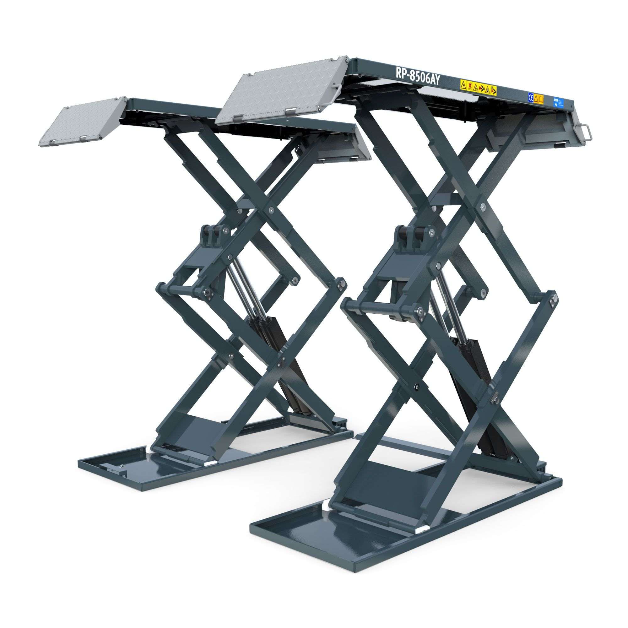 Schaarbrug Wielvrij RP-R-8506AY-ATC - Opbouw - 3,5T | RP-Tools (Antraciet) - Afbeelding 5