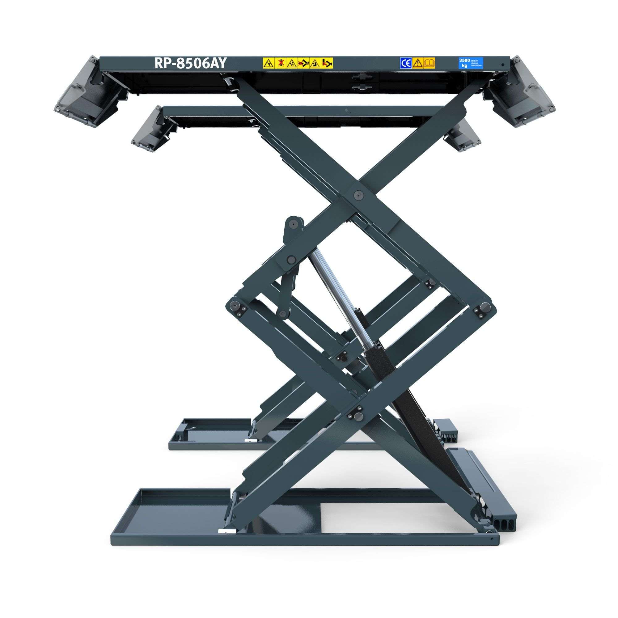 Schaarbrug Wielvrij RP-R-8506AY-ATC - Opbouw - 3,5T | RP-Tools (Antraciet) - Afbeelding 4