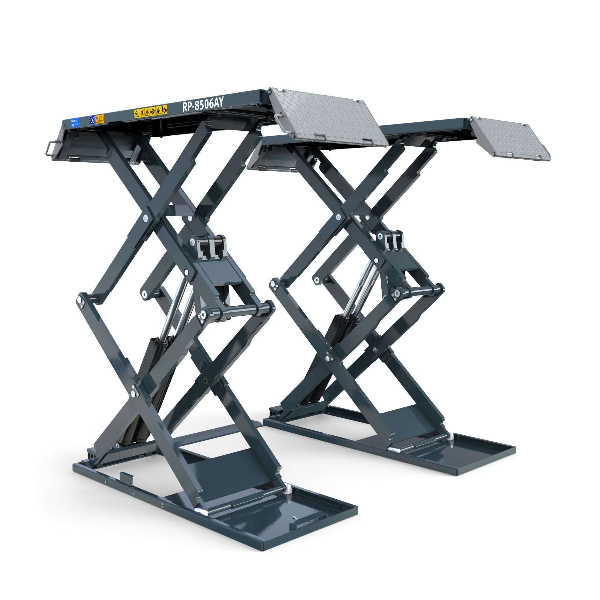 Schaarbrug Wielvrij RP-R-8506AY-ATC - Opbouw - 3,5T | RP-Tools (Antraciet)