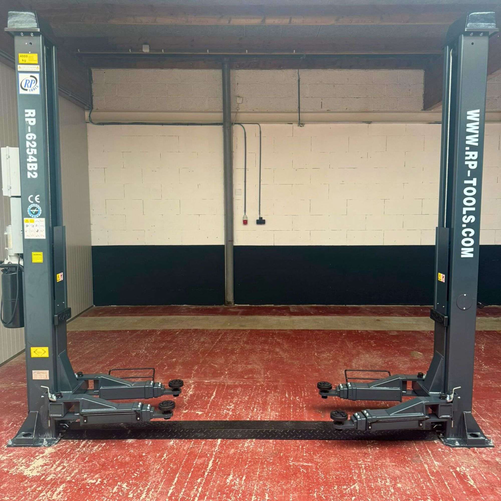 Hefbrug 2-kolommer RP-R-6254B2V-ATC - Onderbouw | RP-Tools (Antraciet) - Afbeelding 3