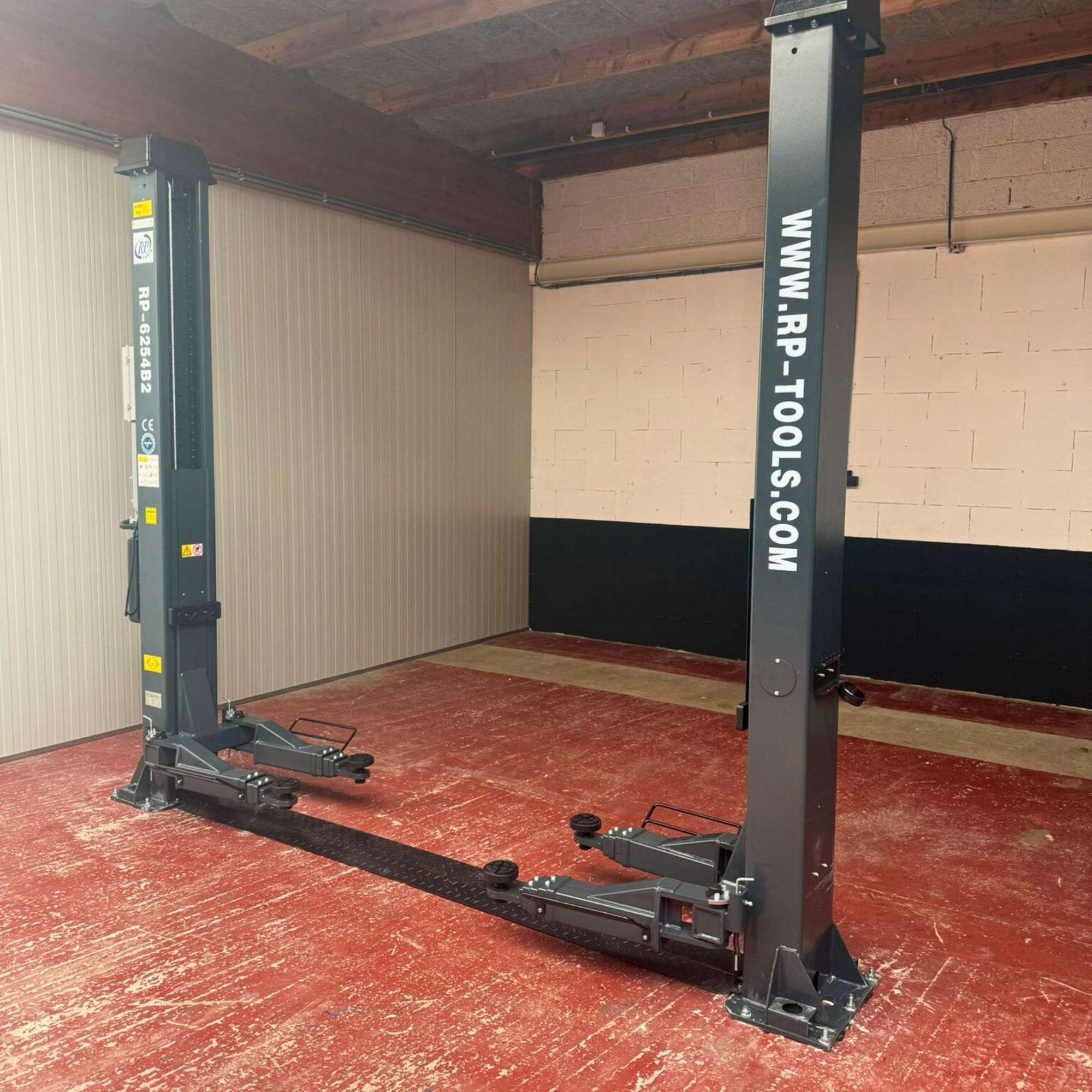 Hefbrug 2-kolommer RP-R-6254B2V-ATC - Onderbouw | RP-Tools (Antraciet) - Afbeelding 2