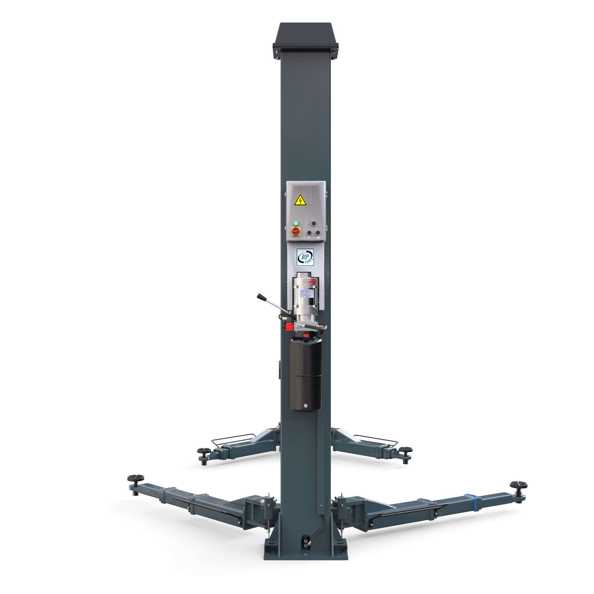 Hefbrug 2-kolommer RP-R-6254B2V-ATC - Onderbouw | RP-Tools (Antraciet) - Afbeelding 5