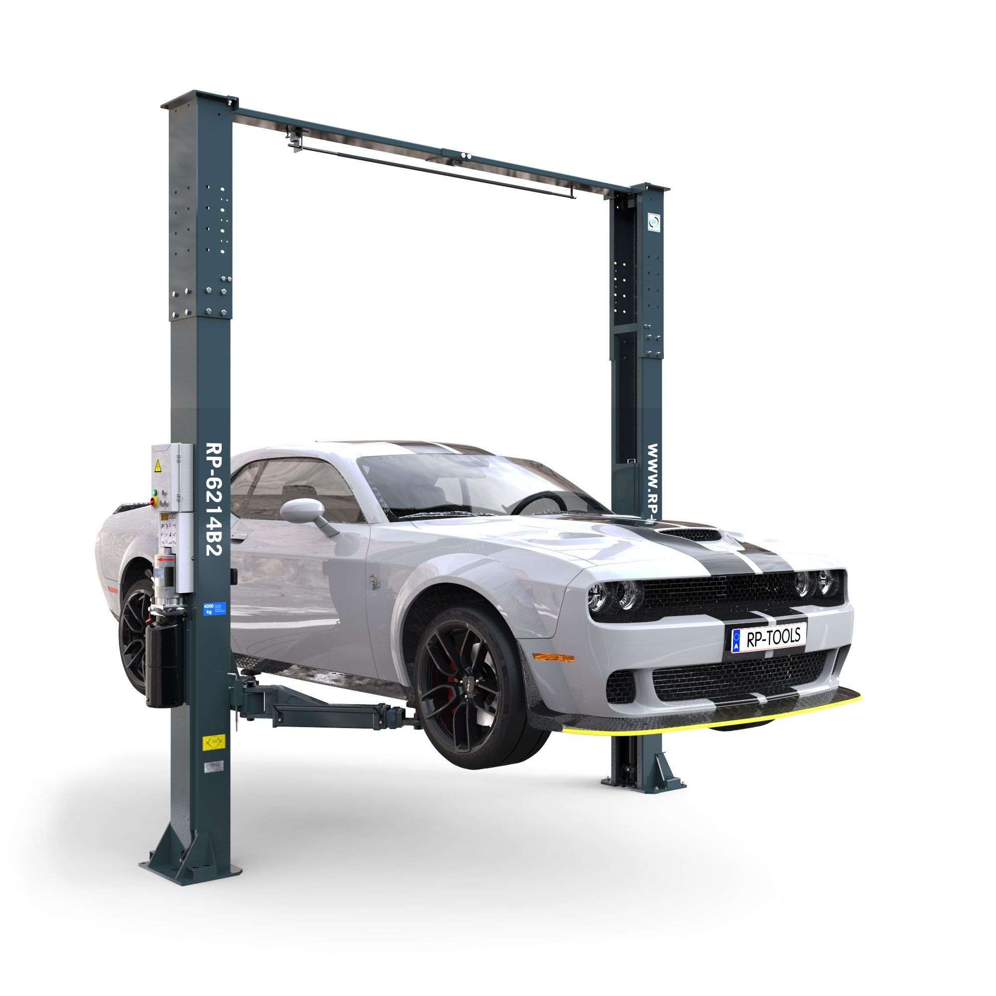 Hefbrug 2-kolommer RP-R-6214B2-ATC - Bovenbouw | RP-Tools (Antraciet) - Afbeelding 3