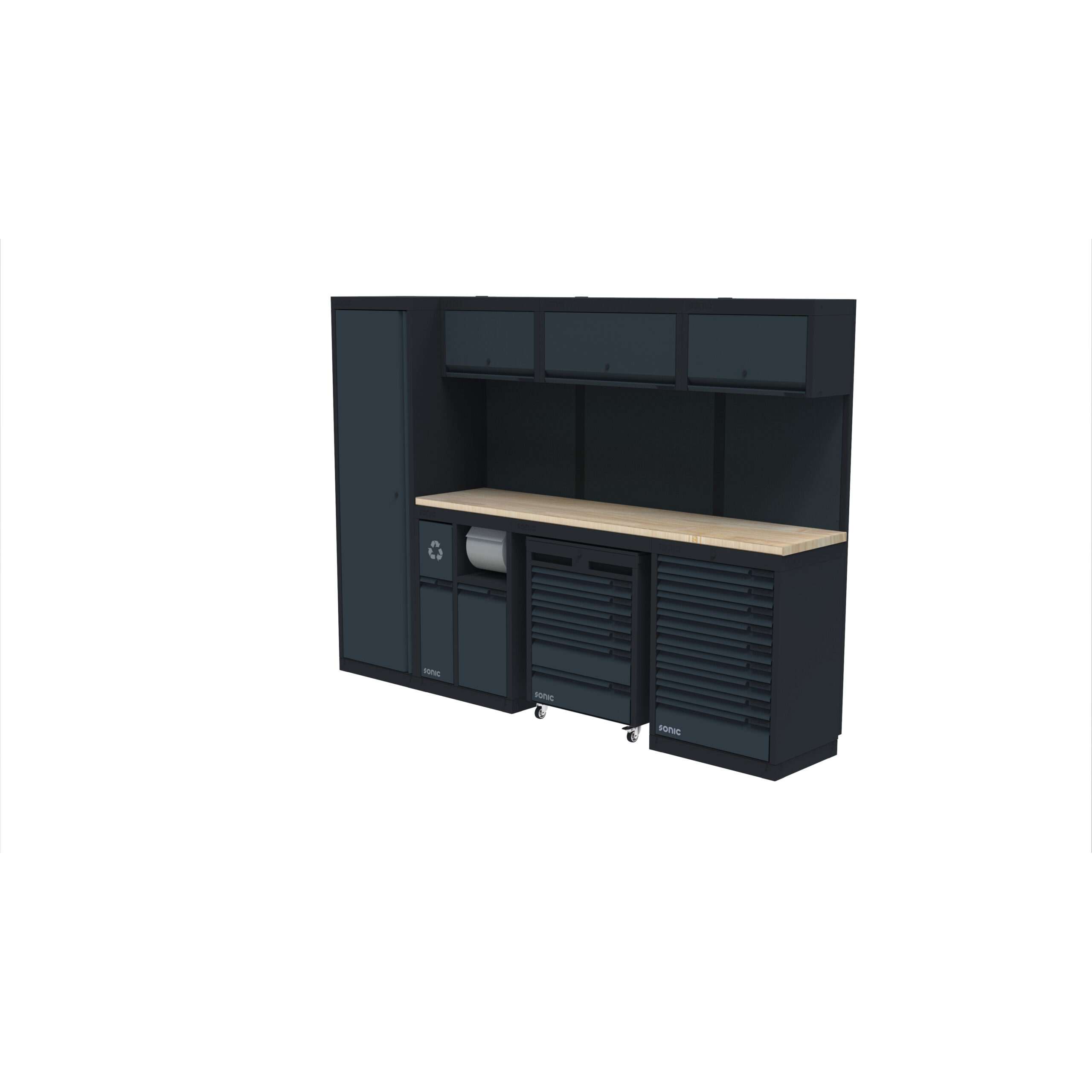 NEXT MSS opstelling 4930603 - houten werkblad hoog - 2803mm | Sonic