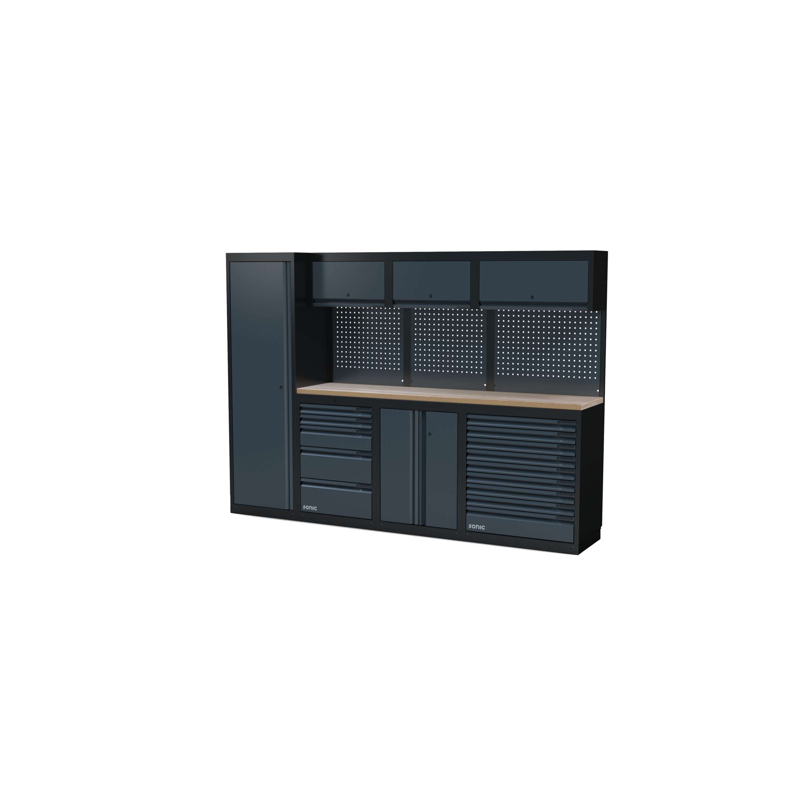NEXT MSS opstelling 4930804 - houten werkblad hoog - 2803mm | Sonic
