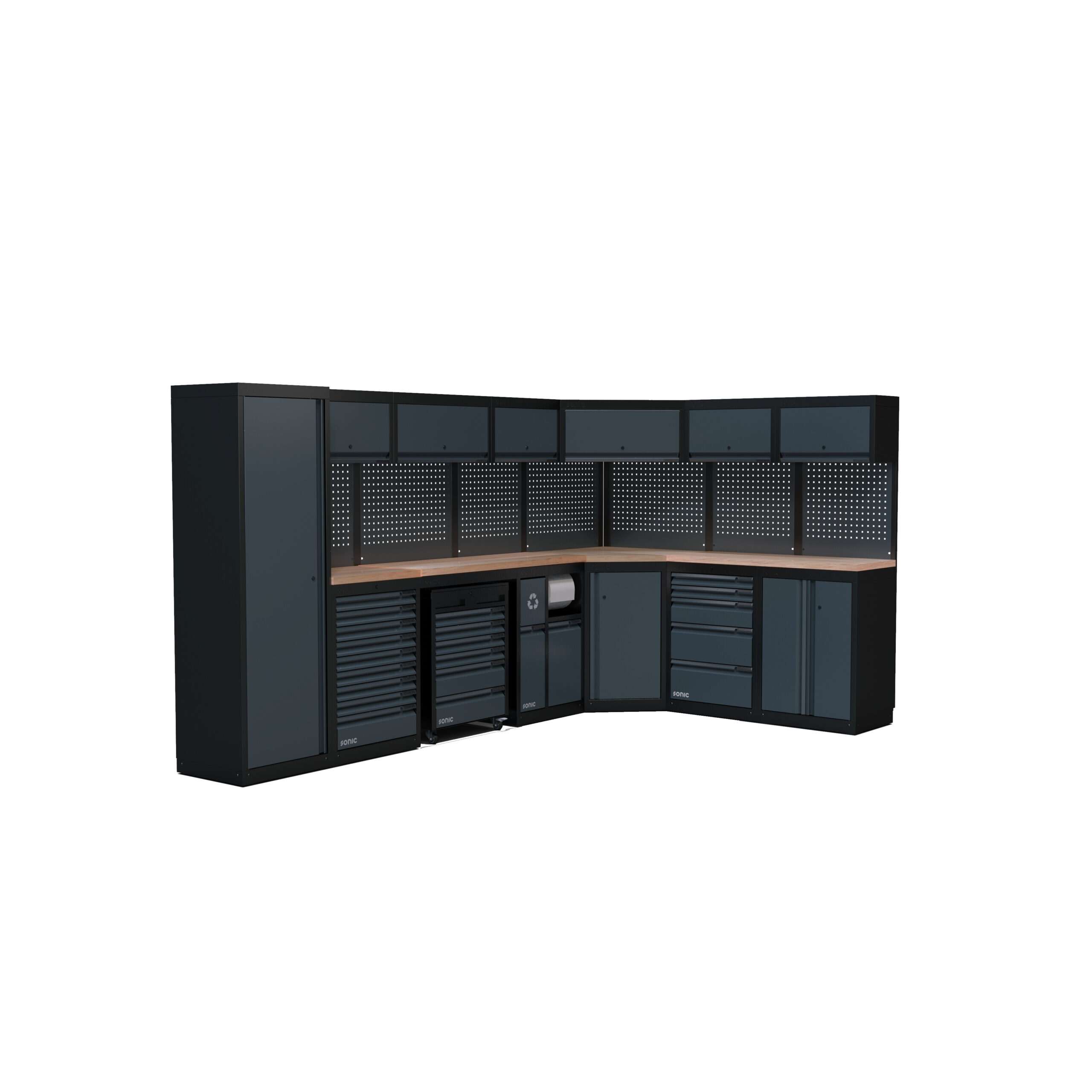 NEXT MSS opstelling 4930806 - houten werkblad hoog - 5026mm | Sonic