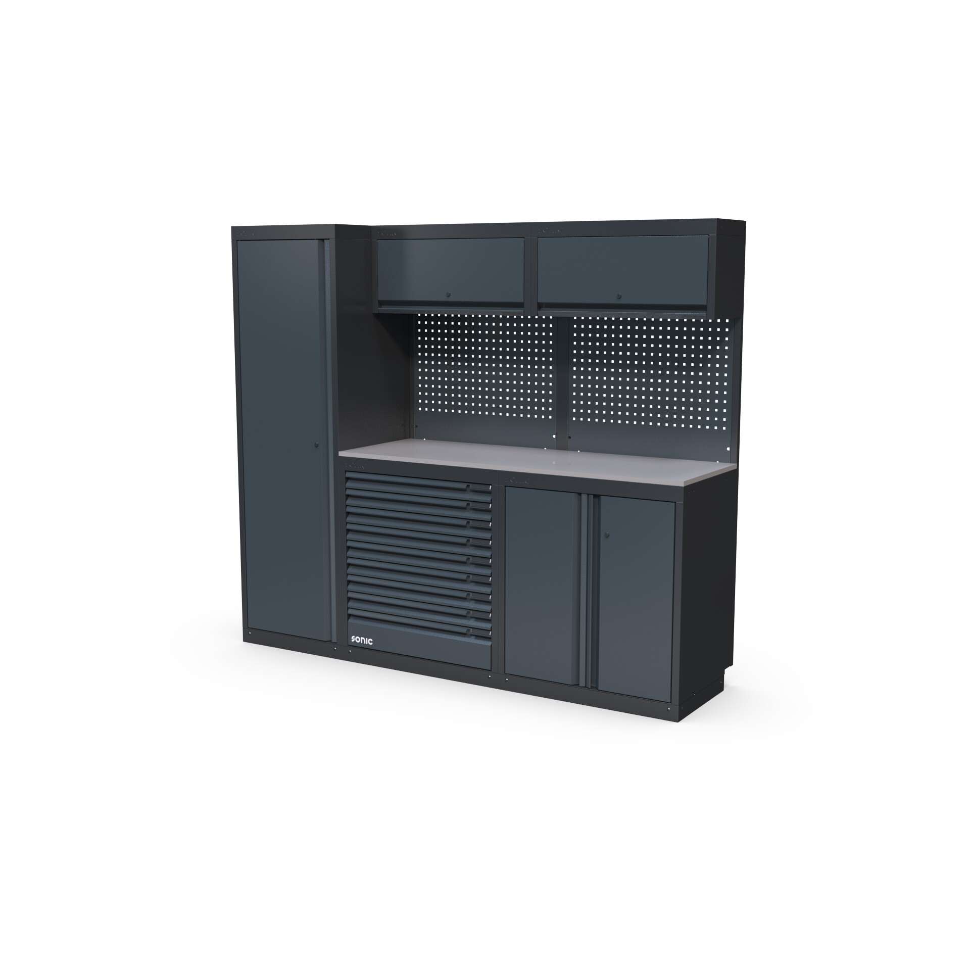 NEXT MSS opstelling 4931102 - rvs werkblad extra diep hoog - 2300mm | Sonic